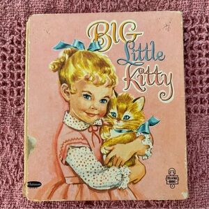 1950s Big Little Kitty Book - Whitman Tell-a-Tales